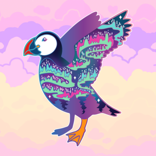 Aurora Arc Enamel Pin