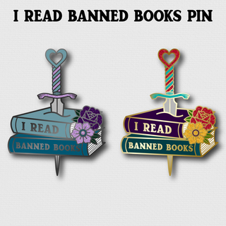 I Read Banned Books Pin