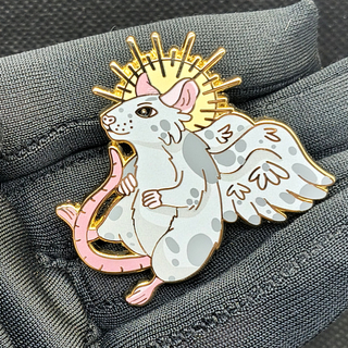 Angel rat pin