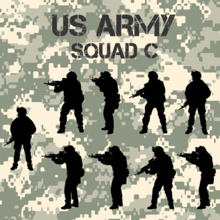 US Army Squad C (9 Figures)