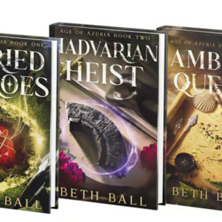 4 signed paperbacks, Age of Azuria 1-4