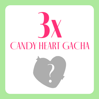 3x Candy Heart Gachapon