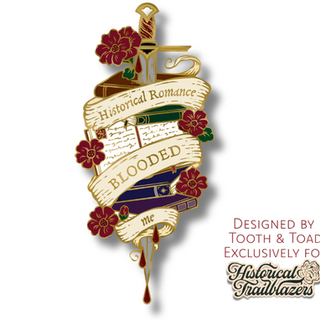 "Historical Blooded Me" Metal Bookmark
