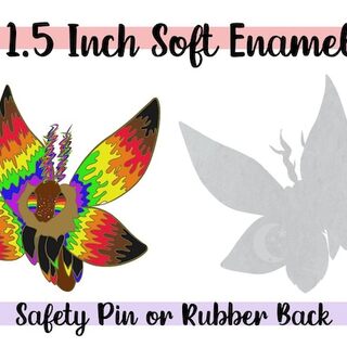 Large Moth Pin