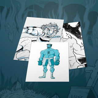 GHOSTBRAWLER Trading Card Original Art