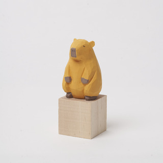 Piri Piri Carved Wooden Capybara