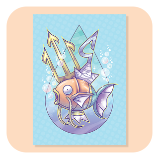 A6 Postcard - King Of The Steven Puddles