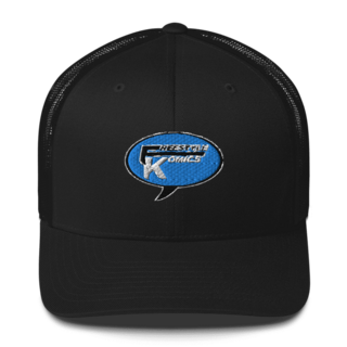Freestyle Komics Logo Black Trucker Cap
