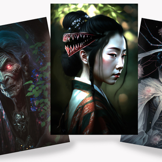 3x yokai poster (A3)