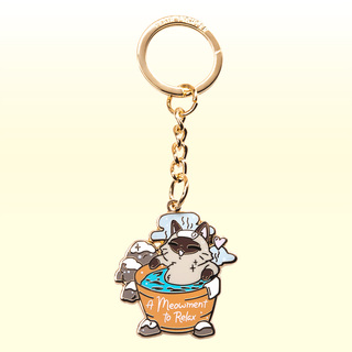 Keychain A Meowment To Relax Cat