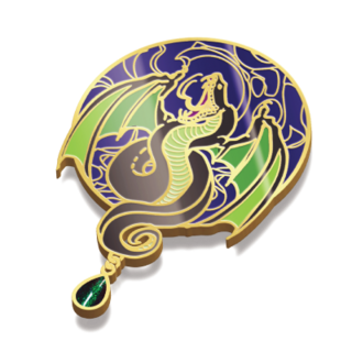 Blood of the Malefic Viper - Premium Enamel Pin with Jewel