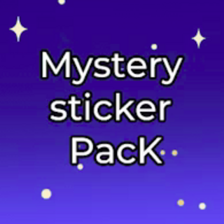 Mystery sticker pack
