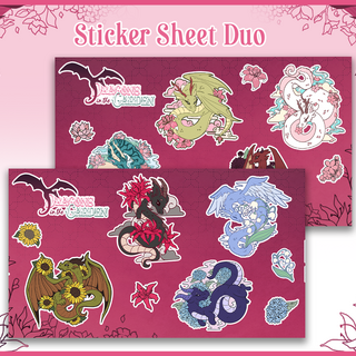 Dragon Sticker Sheet Duo