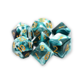 Elemental Dice - Water (blue/green)