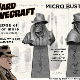 WARD LOVECRAFT ~ MINI BUST