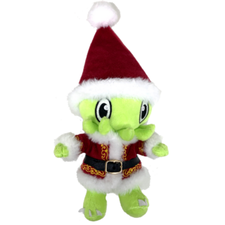 C is for Cthulhu SANTA Baby Plush (GREEN) [6 in.]