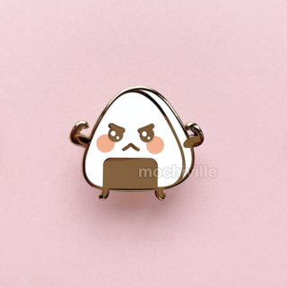 Angry Onigiri Pin