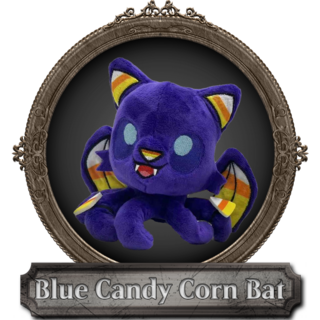 Blue Candy Corn Bat