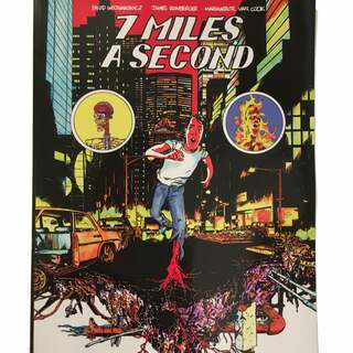 "7 Miles a Second" graphic novel signed by James Romberger