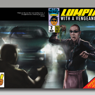WRAPAROUND COVER VARIANT - CONCEPT ART by Kris Tolentino - LUMPIA WITH A VENGEANCE: INTERLUDE #2 Comic Book LE 50