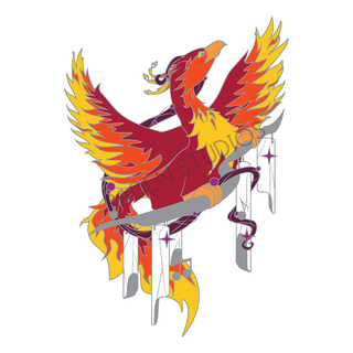 Mythical Bards Series 1 "Phoenix" Hard Enamel Pin
