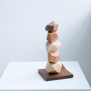 Woodas Classic: The Classic Wood Art Stacking Toy