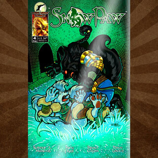 Snow Paw #4 Metal Cover By Daphne Lage