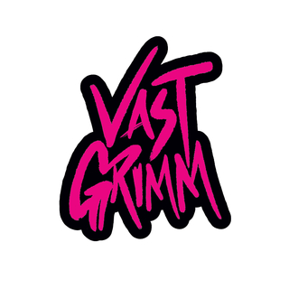 Vast Grimm logo pin