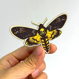 Death Hawk Moth 3" Iron-on Patch