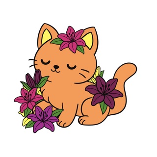 Lily Kitty Pin