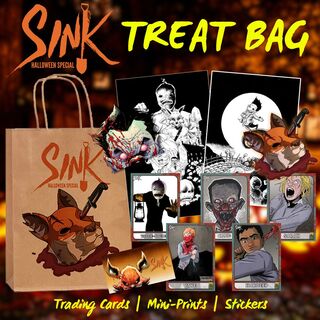 SINK: Halloween Treat Bag (Cards, Mini-Prints, Stickers & More!)