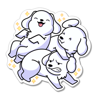 Puppies Sticker