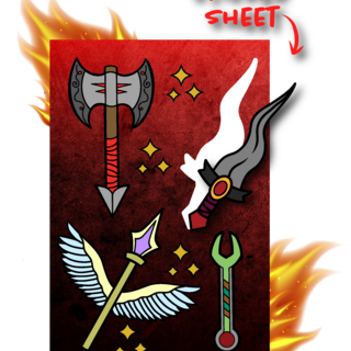 Pin Forge Sticker Sheet