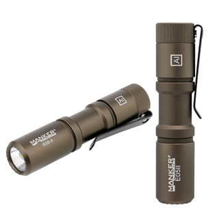MankerLight E05 II Sand Aluminum NICHIA 519A LED 800 Lumens