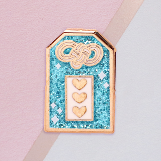 Blue Charm Mini Pin