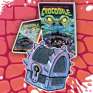 SILVER CROC BOX -- get the Crocodile standard hardcover edition