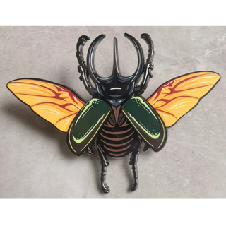 Rhino Beetle 3" XL pin