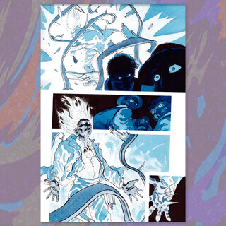The Iron Golem #1 Page 27 Hernandez Original Art