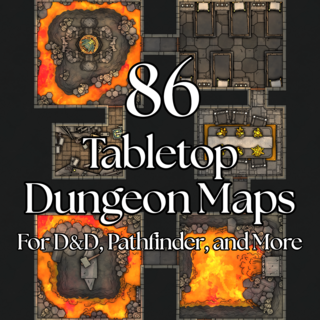Dungeon-Themed JPGs & Printable PDF (day/night versions, 300ppi)