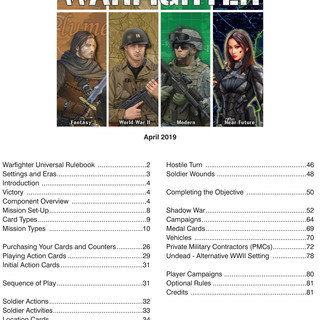Warfighter Universal Rulebook - April 2019 Edition