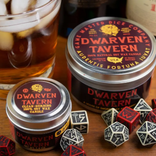 Dwarven Tavern Gaming Candle