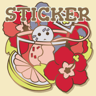 Hibiscus Sticker