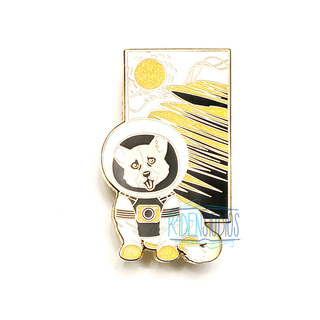 Artist Series 1 Enamel Pin - Mars Woofer LE Gold Glitter