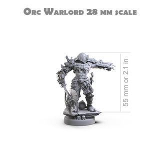ORC WARLORD 28MM SCALE