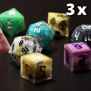 3 - 11 Piece Dice sets