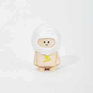 Mago Carved Wooden Little Egg Man