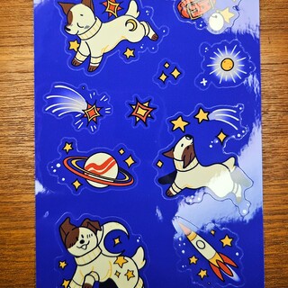 PINTOPIA 2025 - Laika Sticker Sheet