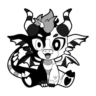 Yin-Yang Dragon - Hard Enamel Pin