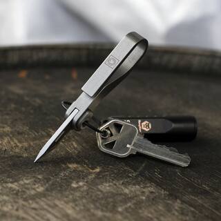 KLIP Titanium with two-tone hybrid black blade