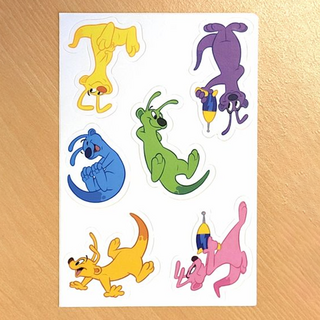 Vinyl stickersheet Spaceferrets